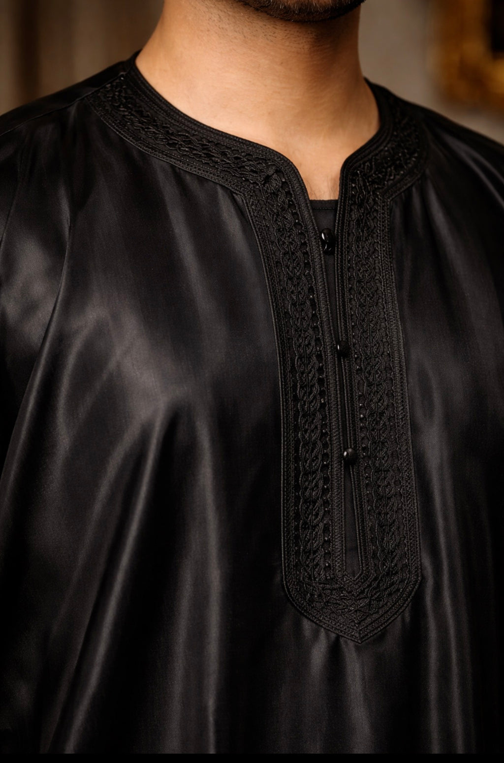 Moroccan thobe black edition