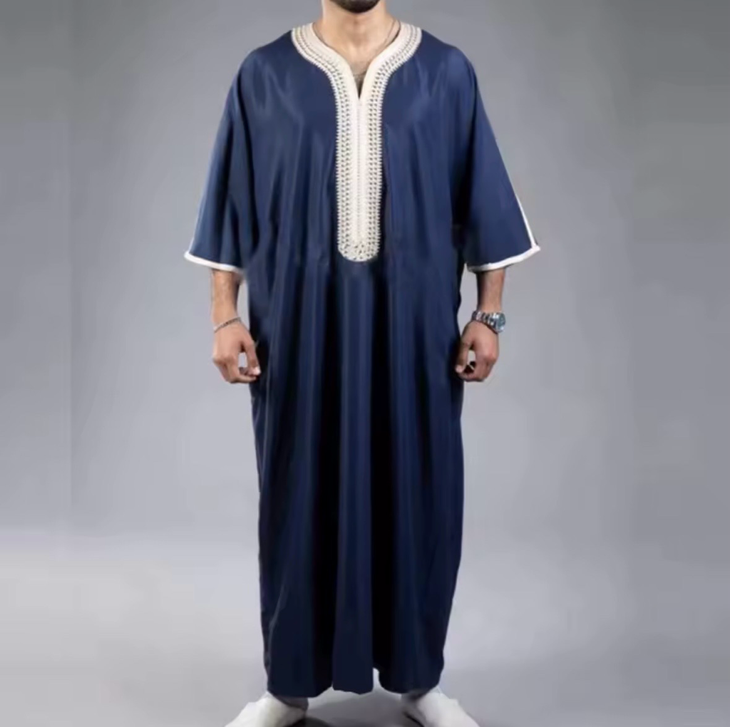 Moroccan thobe light blue edition